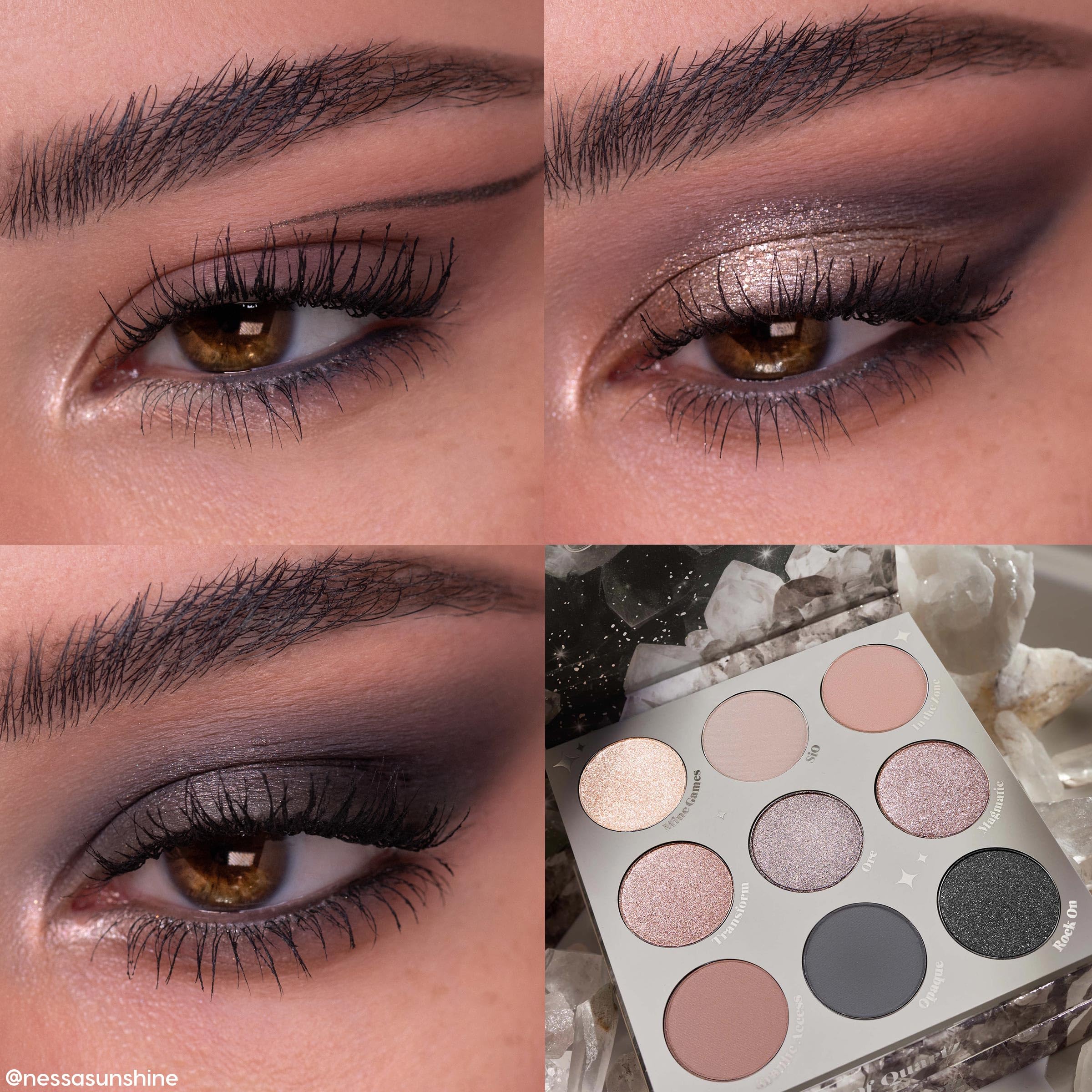 ColourPop Of Quartz Eyeshadow Palette – Neutral Taupe with Matte & Metallic Finishes (0.3 oz)