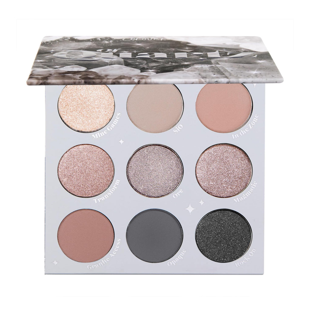 ColourPop Of Quartz Eyeshadow Palette – Neutral Taupe with Matte & Metallic Finishes (0.3 oz)