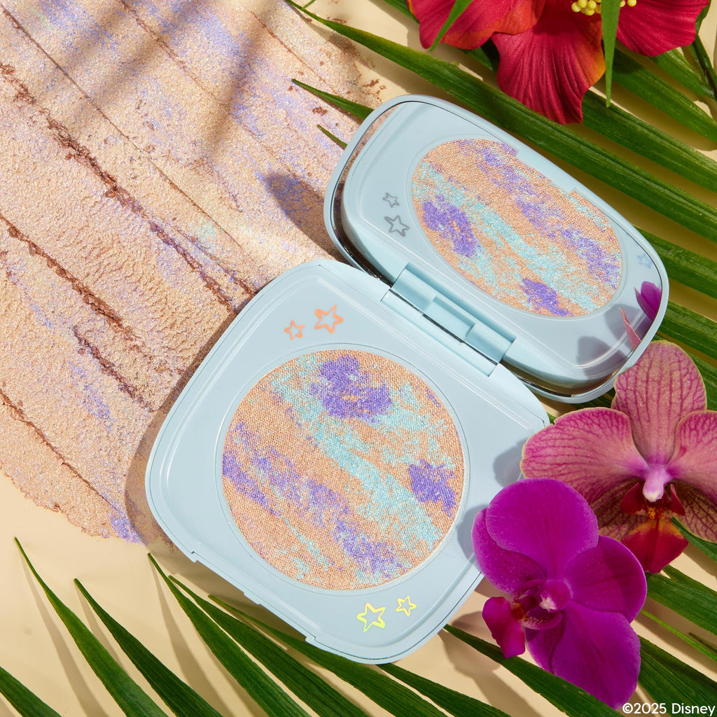 ColourPop x Stitch Ohana Super Shock Powder Highlighter – Limited Edition Tie-Dye Glow (0.14 oz)