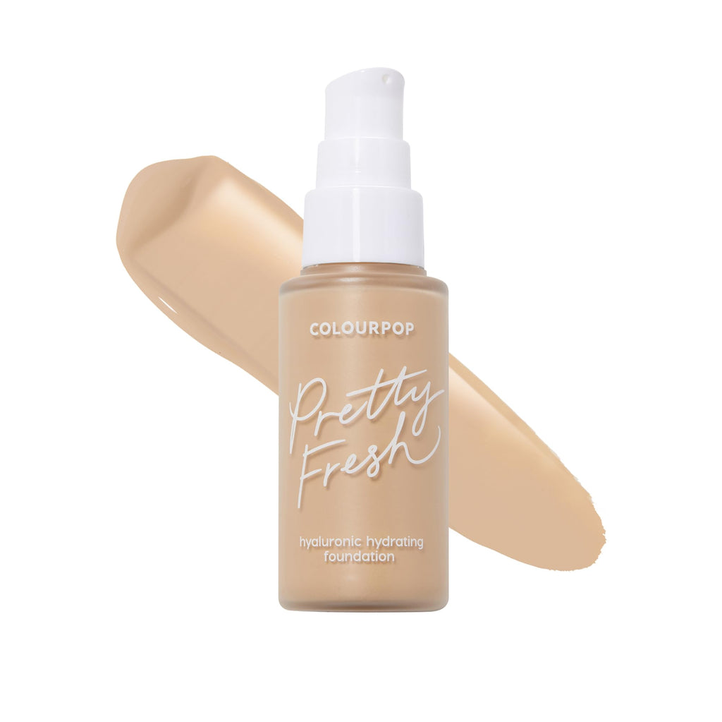 ColourPop Pretty Fresh Hydrating Foundation - Medium Coverage, Natural Finish, Hyaluronic Acid & Coconut Water - Light 70W