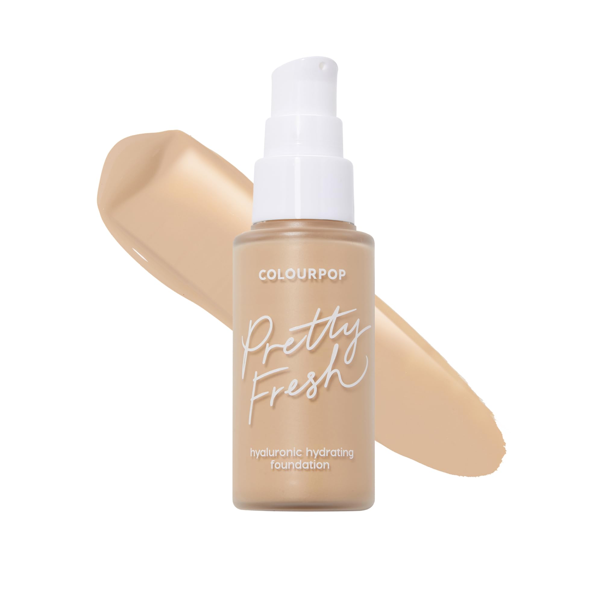 ColourPop Pretty Fresh Hydrating Foundation - Medium Coverage, Natural Finish, Hyaluronic Acid & Coconut Water - Light 70W