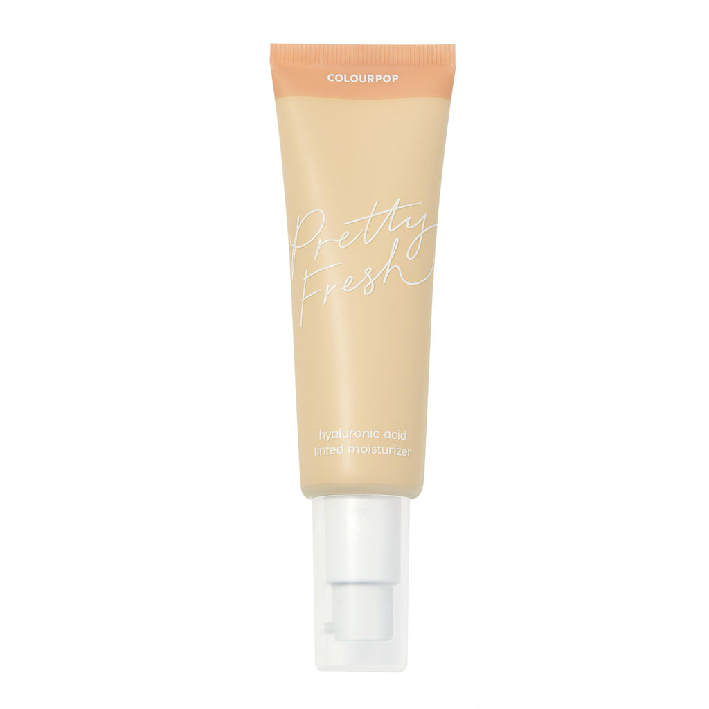 ColourPop Pretty Fresh Tinted Moisturizer – Hydrating Skin Tint with Hyaluronic Acid & Coconut Water | Lightweight Coverage in Fair 2W (1.45 oz)