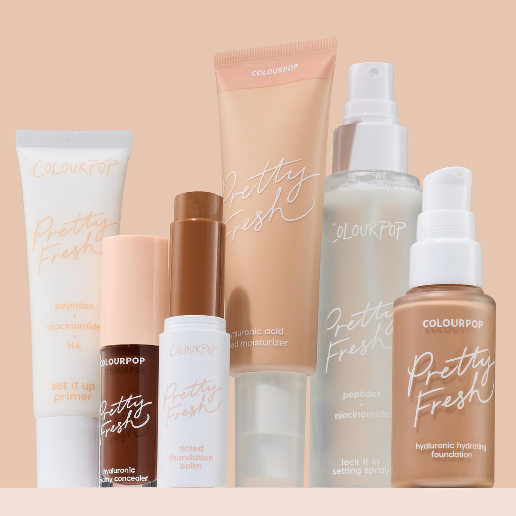 ColourPop Pretty Fresh Tinted Moisturizer - Hydrating Skin Tint with Hyaluronic Acid & Coconut Water | Medium 9W (1.45 oz)