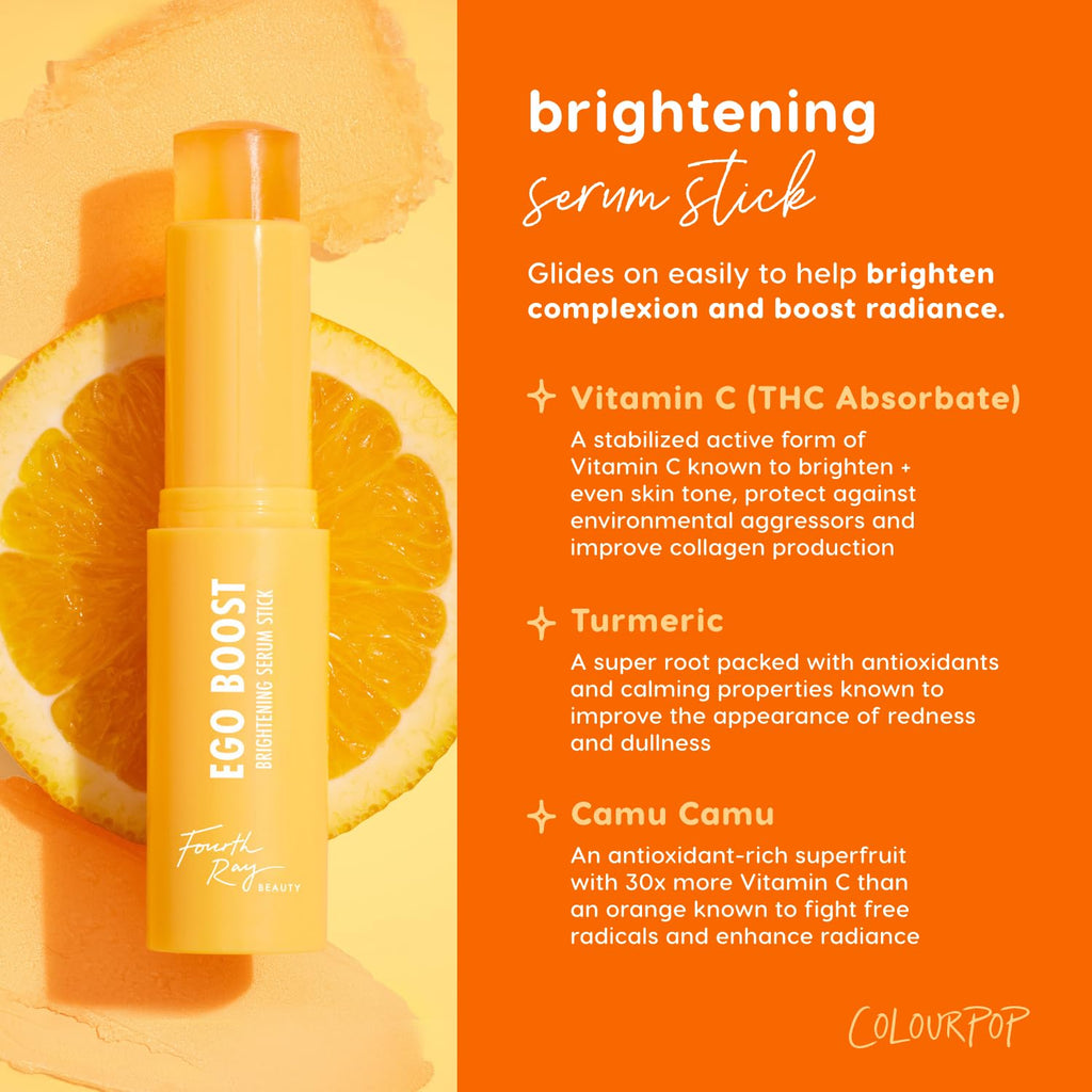 ColourPop Brightening Vitamin C Serum Stick – Radiance-Boosting, Travel-Friendly Facial Serum