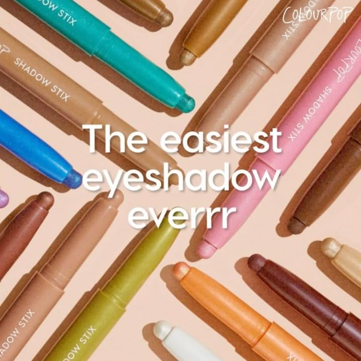 ColourPop Shadow Stix Metallic Neutrals Kit – Vegan, Cruelty-Free Cream Eyeshadow Trio