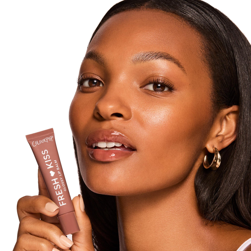 ColourPop Fresh Kiss Glossy Lip Balm 2-Pack – Chocolate Milkshake (Hyaluronic Acid & Peptides)