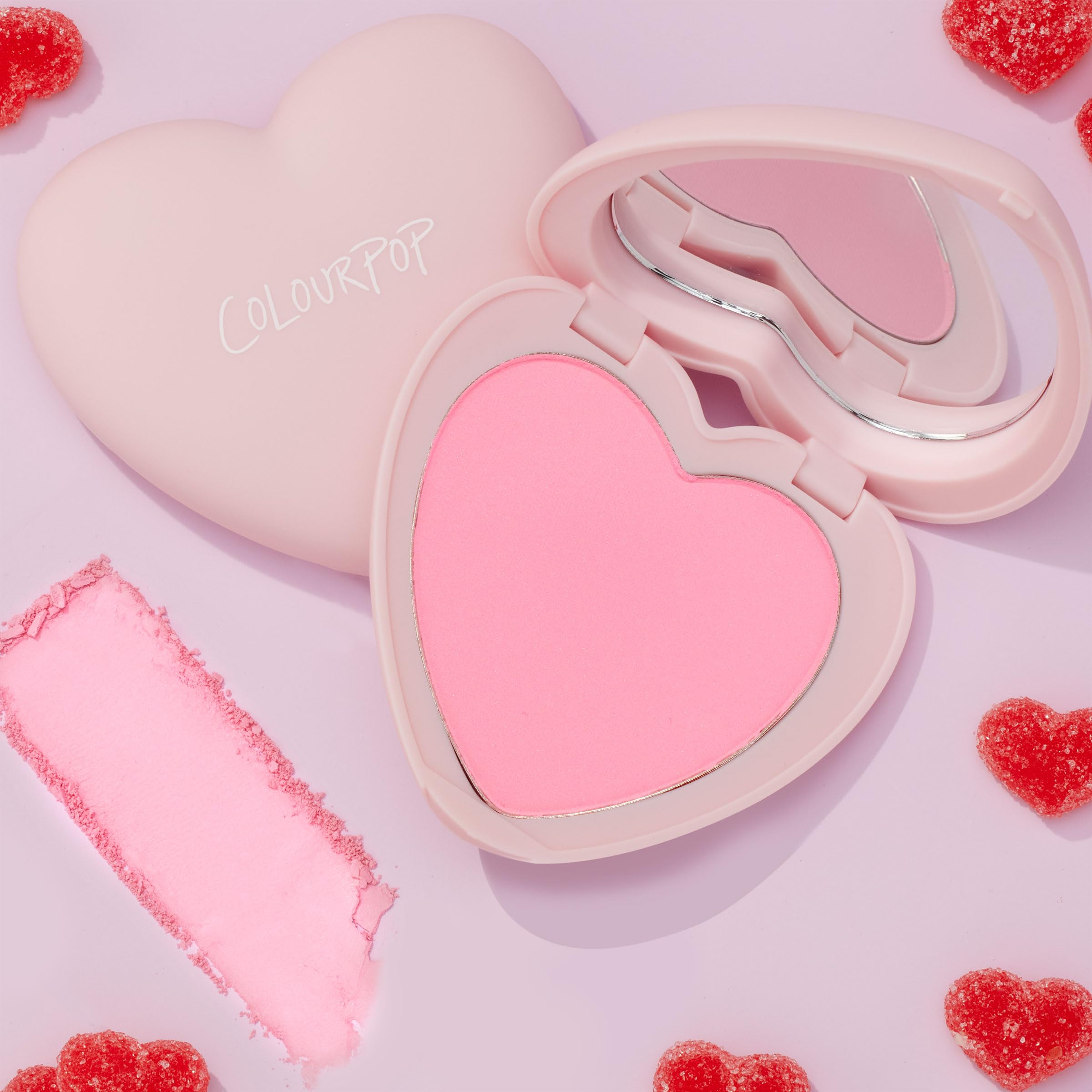 ColourPop Silky Powder Blush – Long-Wear Cheek Color in Sweetheart (0.16 oz)