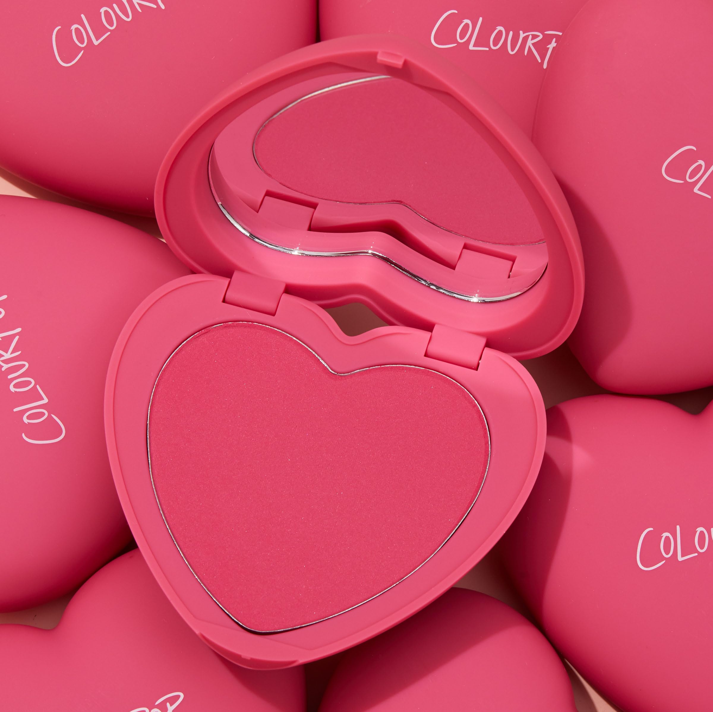 ColourPop Silky Powder Blush – Long-Wear, Buildable Cheek Color in Heart-Compact