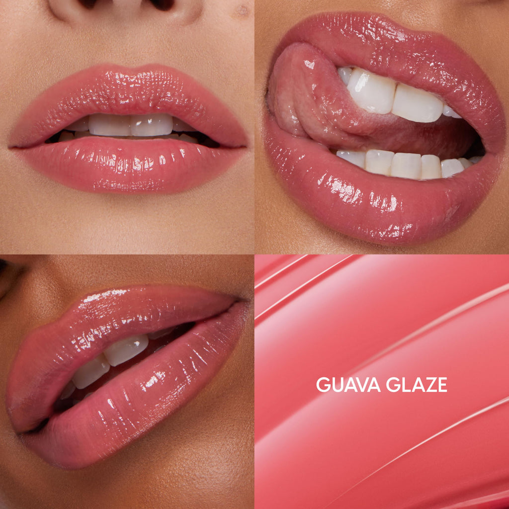 ColourPop So Juicy Plumping Lip Gloss Balm – Hydrating Hybrid with Peptides, Buildable Color, Non-Sticky | Guava Glaze