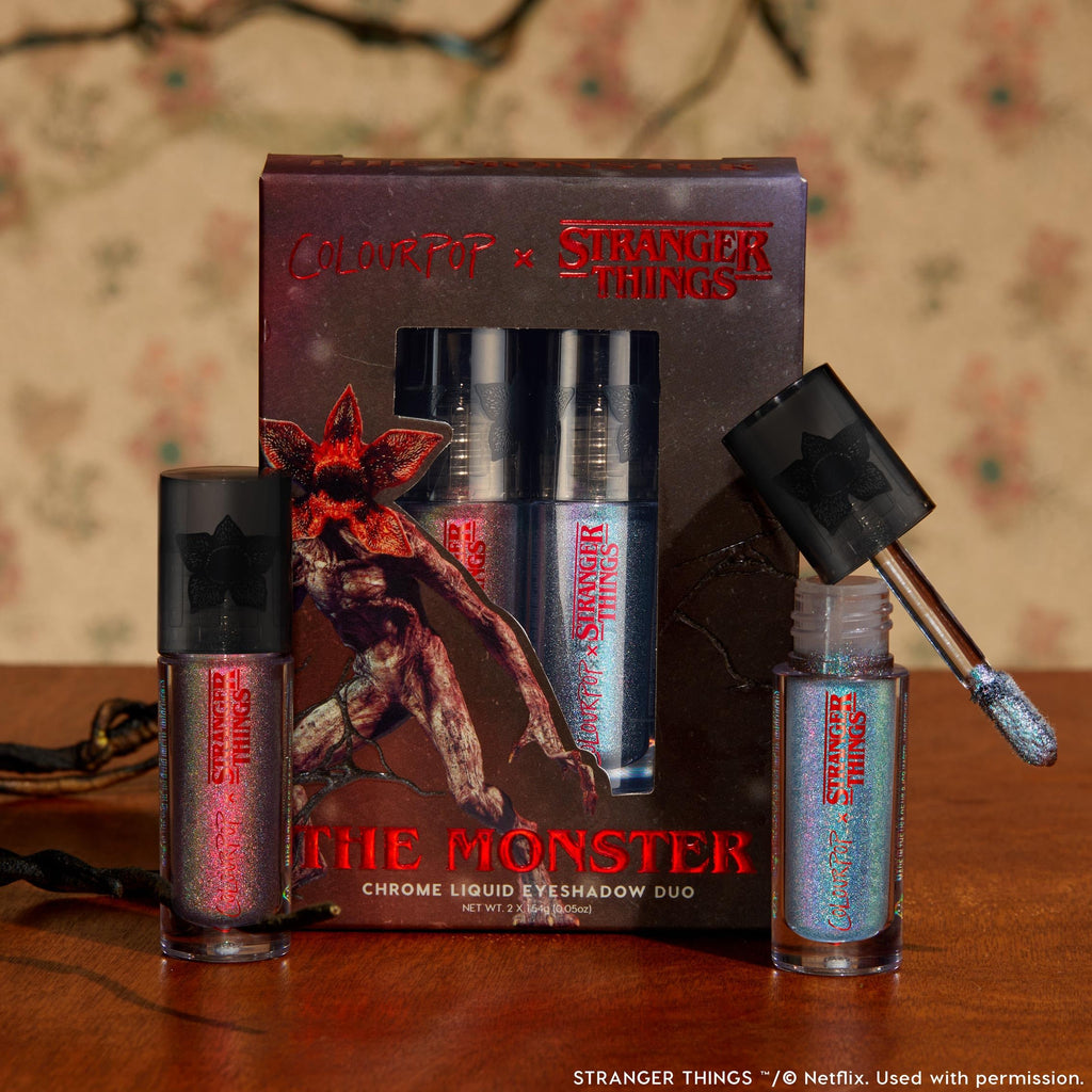 ColourPop x Stranger Things Chrome Liquid Eyeshadow Duo – The Monster (2 Count)