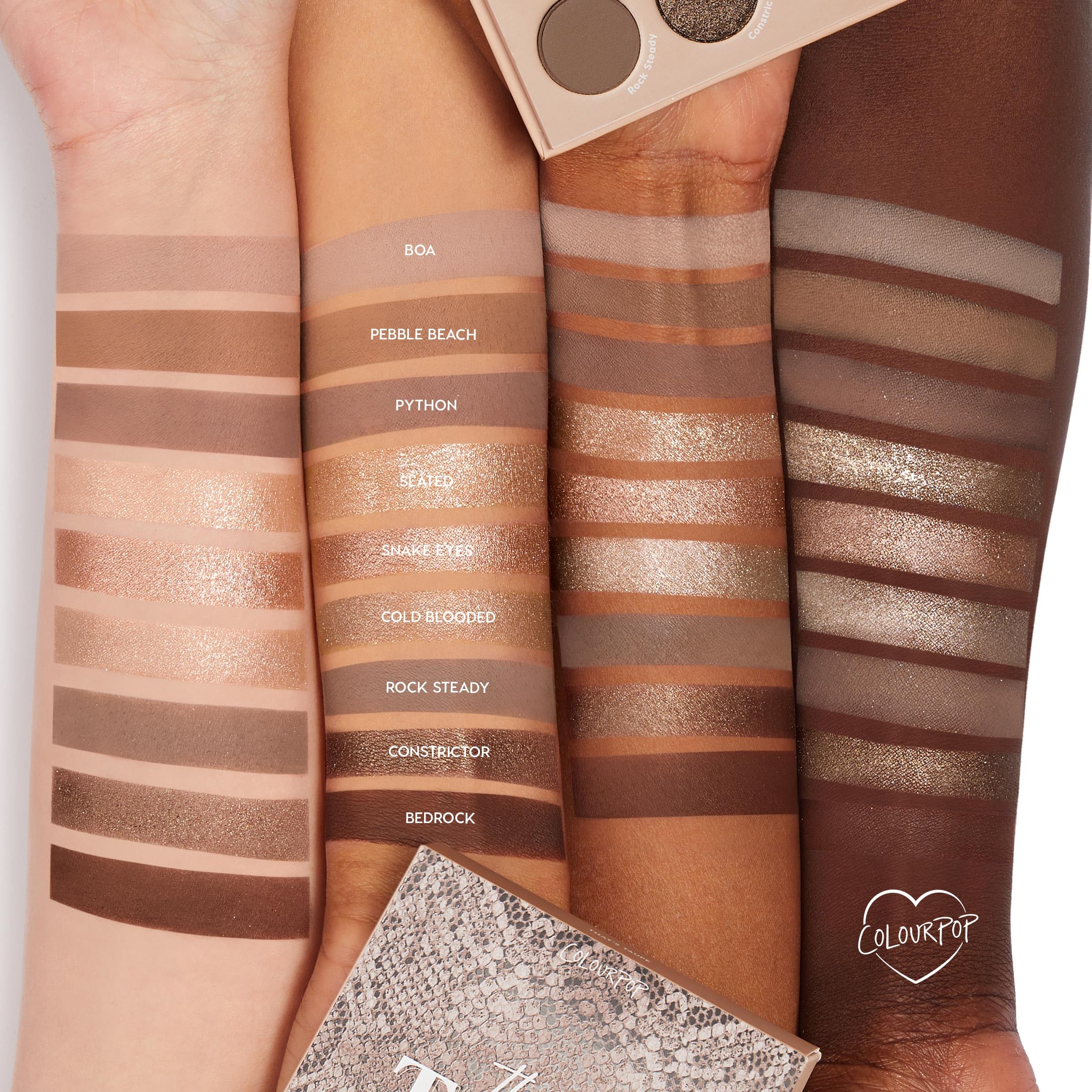 ColourPop That's Taupe Eyeshadow Palette – Cool-Toned Neutrals, 9-Pan (0.3 oz)