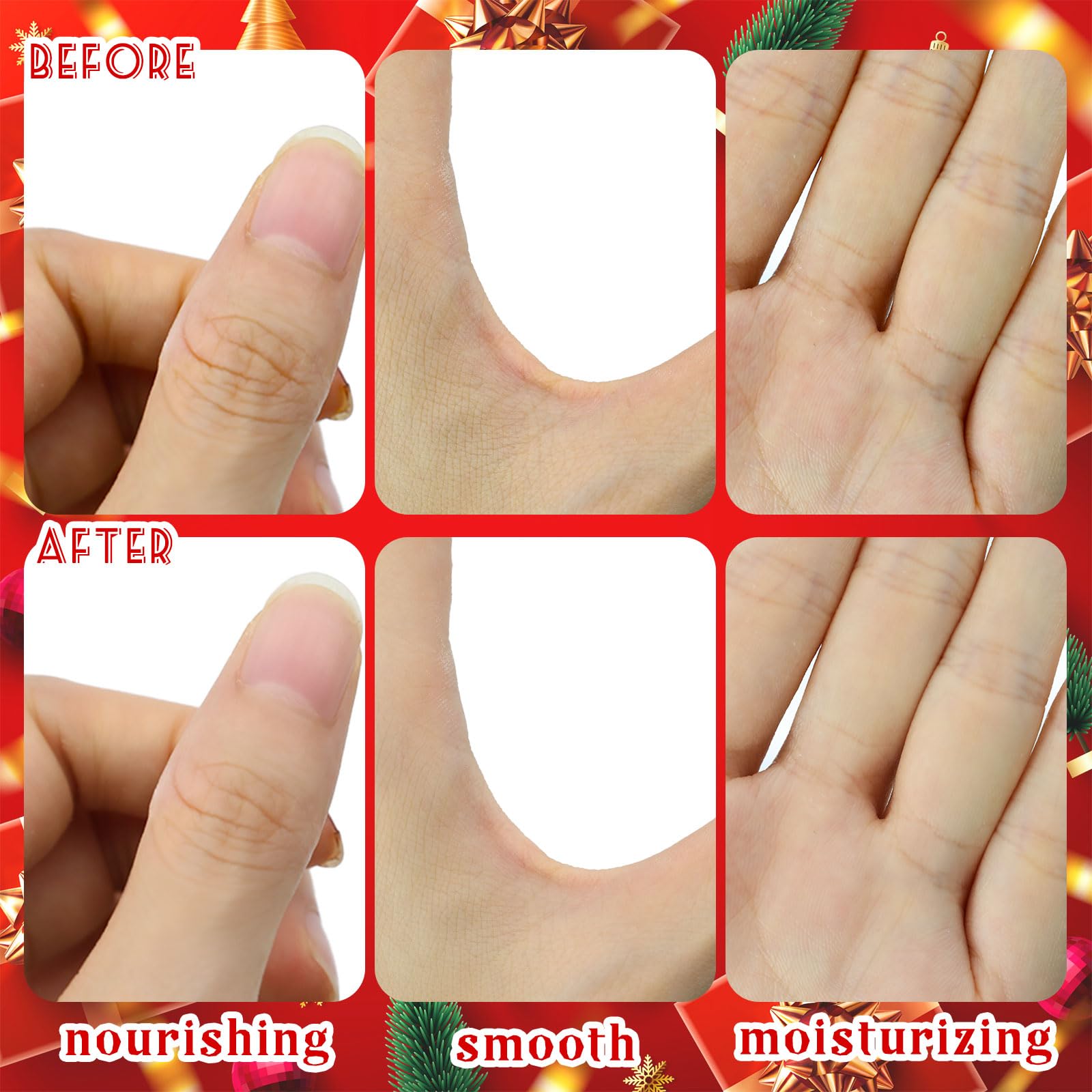 Comdian Christmas Hand Cream Set – 10 Pack Travel Size Moisturizers for Women