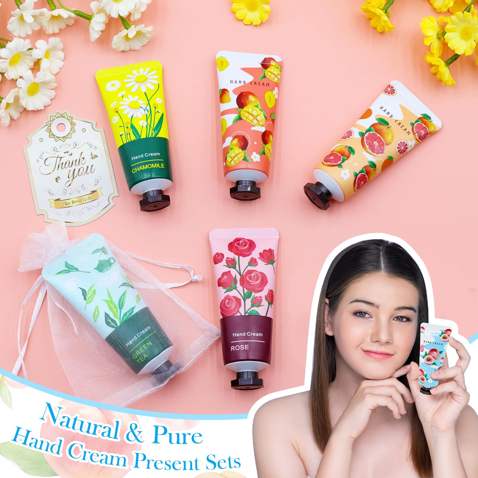 Comdian 48-Pack Hand Cream Set – Travel-Size Moisturizers & Gift Ready