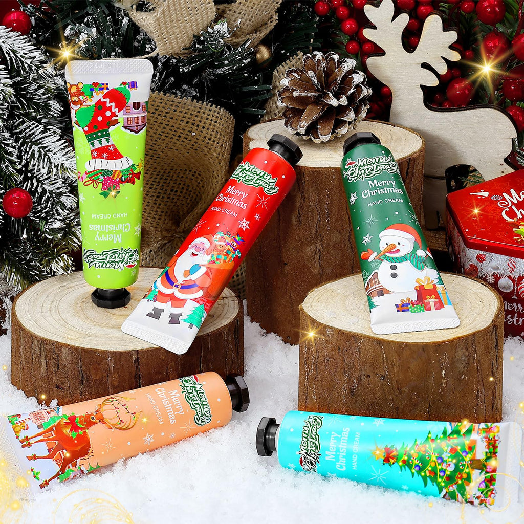 Comdian Christmas Hand Cream Set – 10 Pack Travel Size Moisturizers for Women