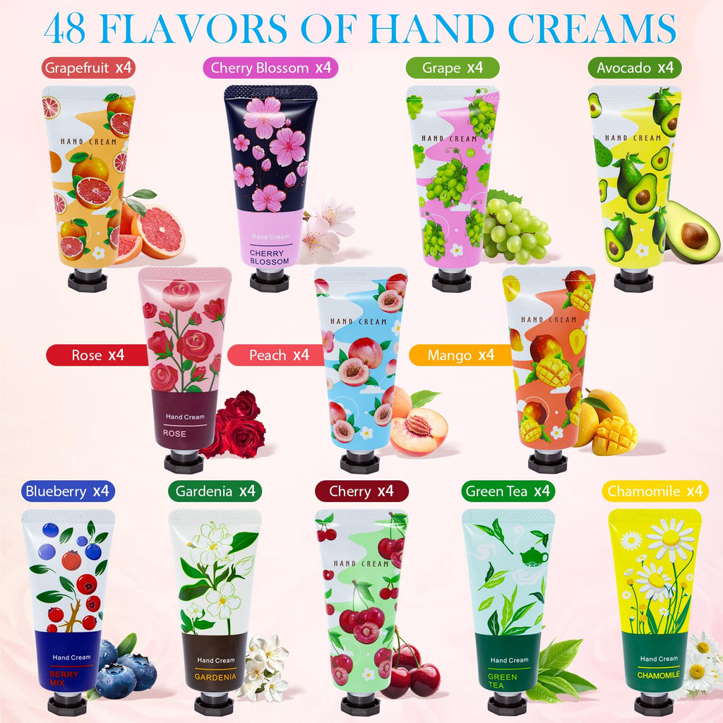 Comdian 48-Pack Hand Cream Set – Travel-Size Moisturizers & Gift Ready