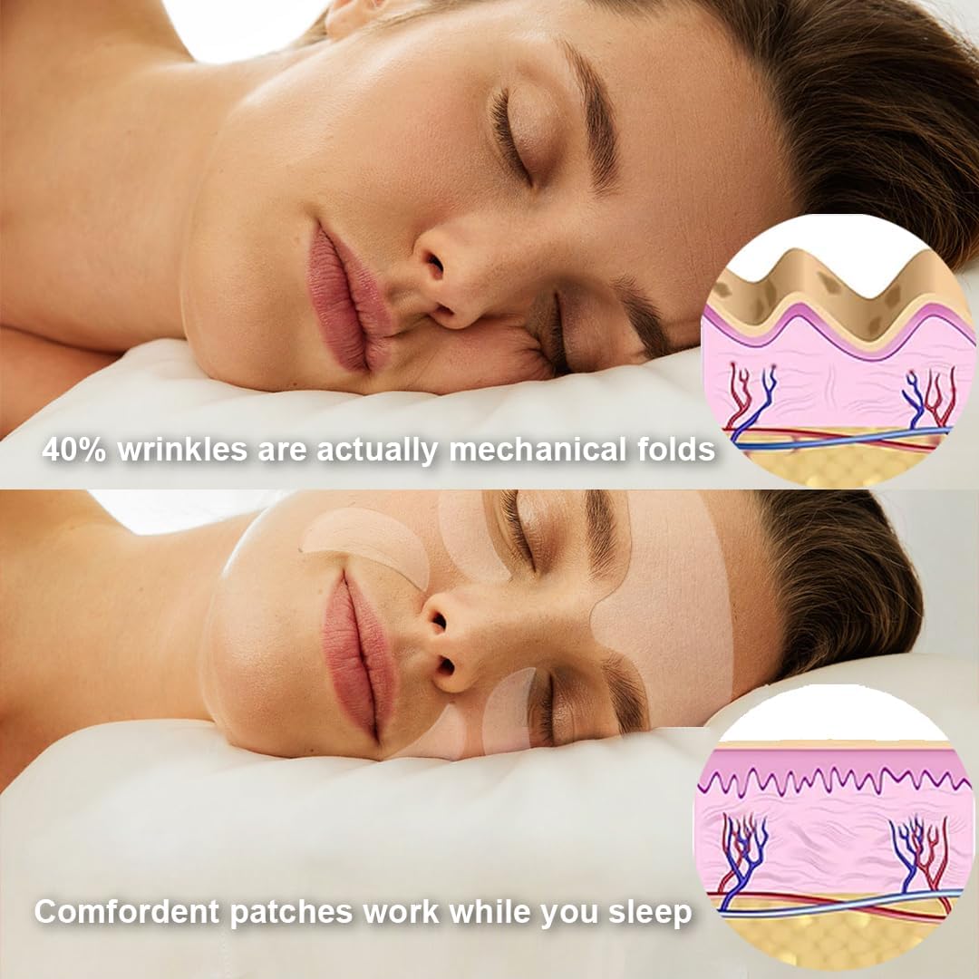 Comfordent Reusable Silicone Face Patches for Forehead & Fine Lines – Overnight Smoothing