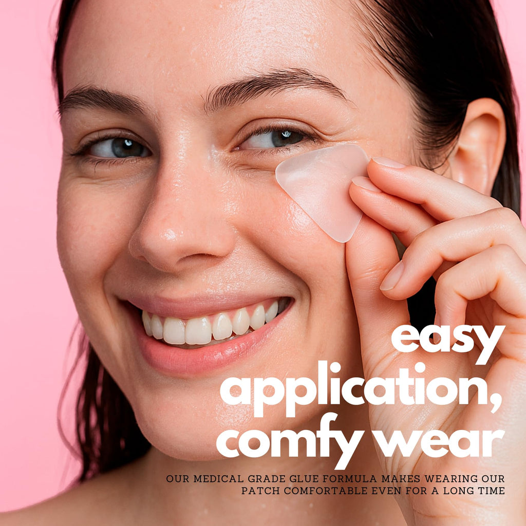 Comfordent Triangle Wrinkle Patches – 80 Tapes for Overnight Fine Line Appearance Smoothing