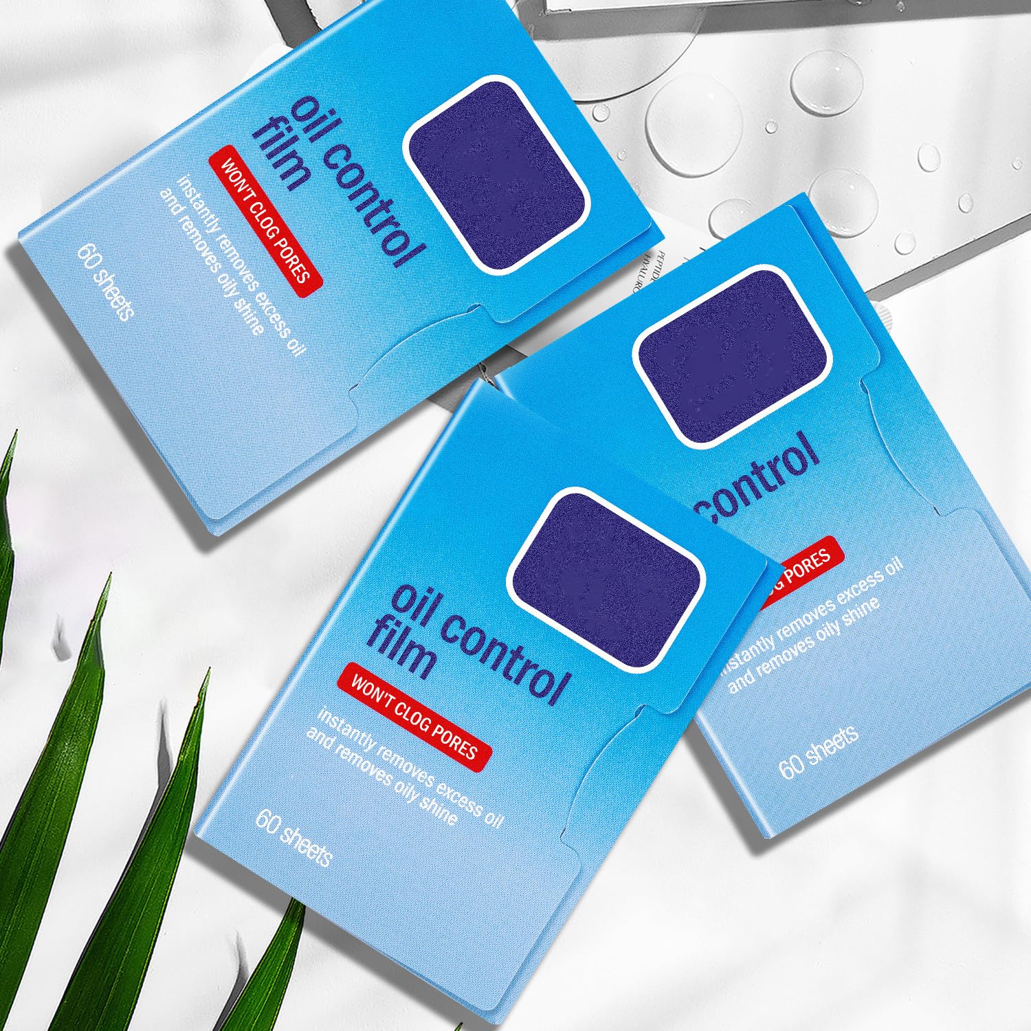 COMFYTOUCH 2 Packs Oil Blotting Sheets (120) – Oil Absorbing, Makeup-Safe, Portable
