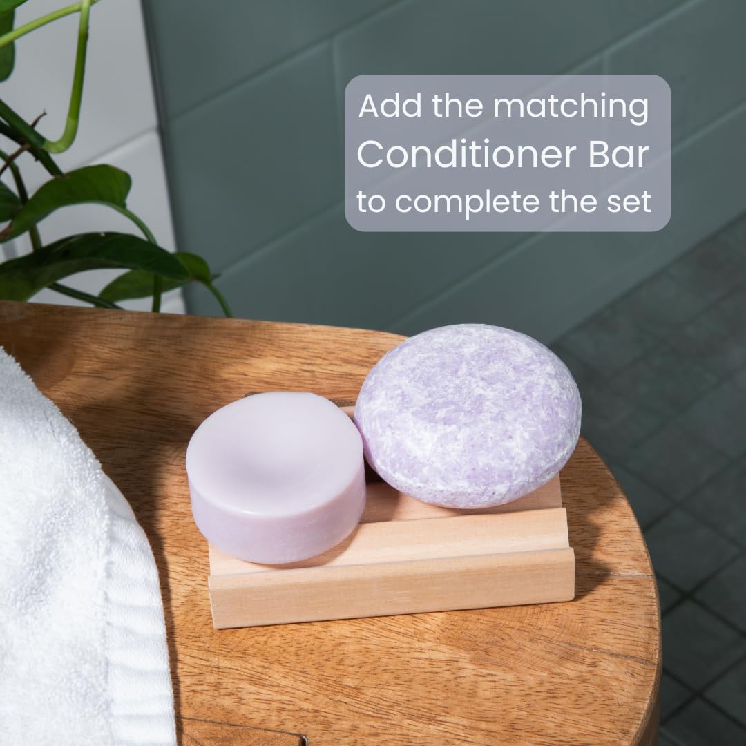 Community Goods Lavender Rosemary Shampoo Bar | pH-Balanced, Color Safe, SLS-Free, Plastic-Free