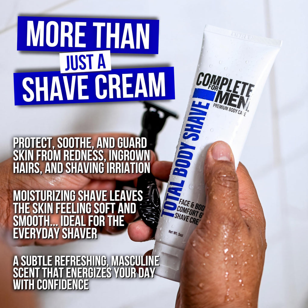 Complete For Men - Sensitive Skin Shaving Cream for Face & Body