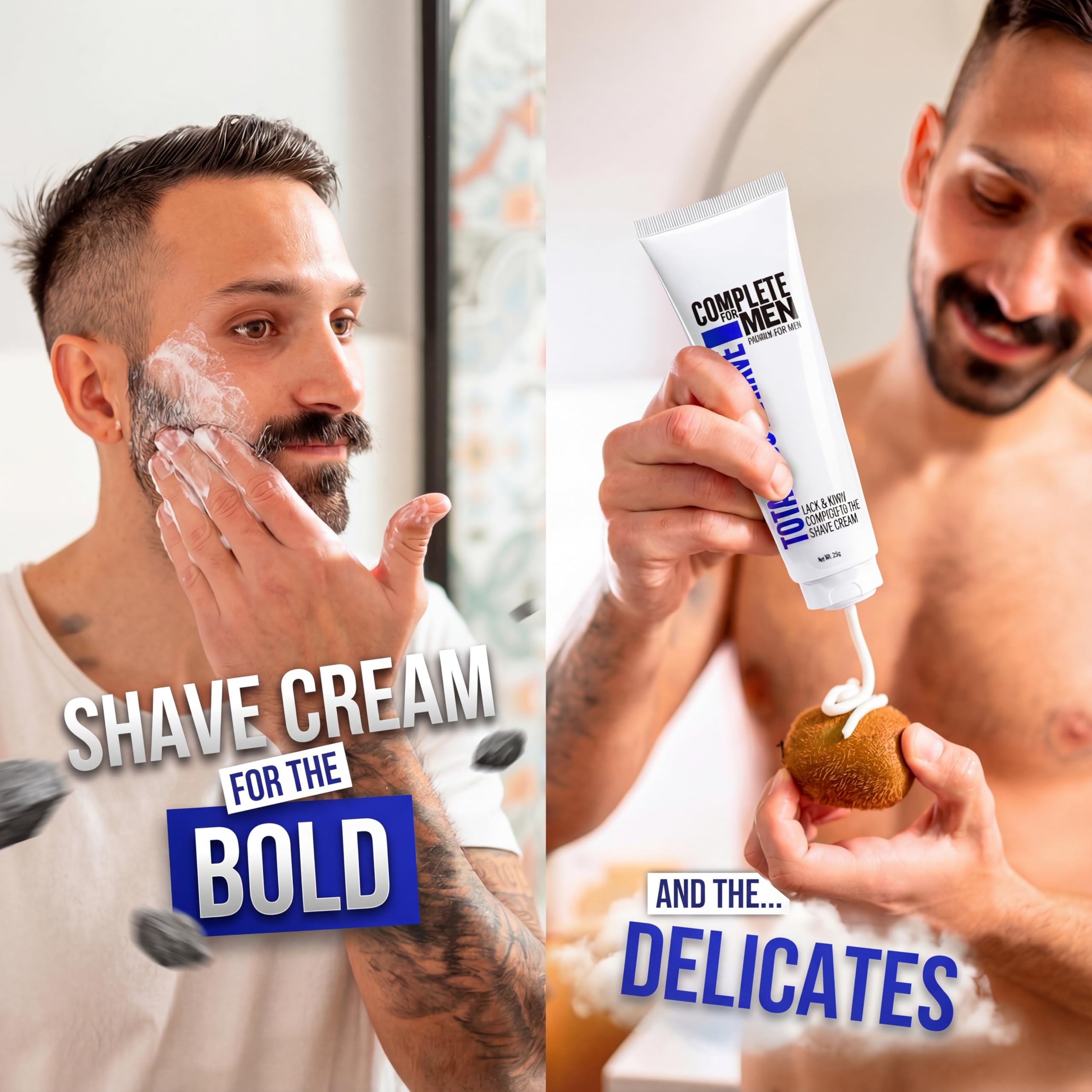 Complete For Men - Sensitive Skin Shaving Cream for Face & Body