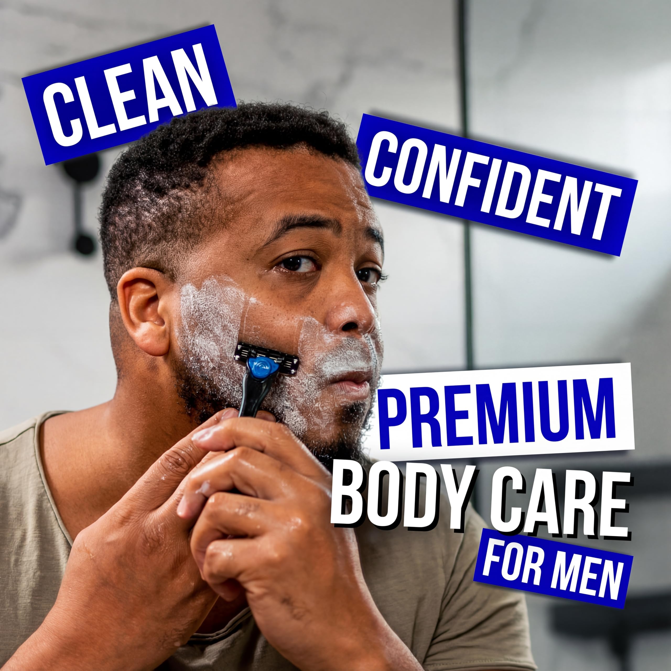 Complete For Men - Sensitive Skin Shaving Cream for Face & Body