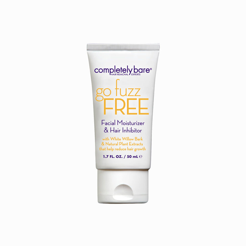 Completely Bare go fuzz FREE Face Moisturizer & Hair Inhibitor - Anti-Aging & Hair Minimizers
