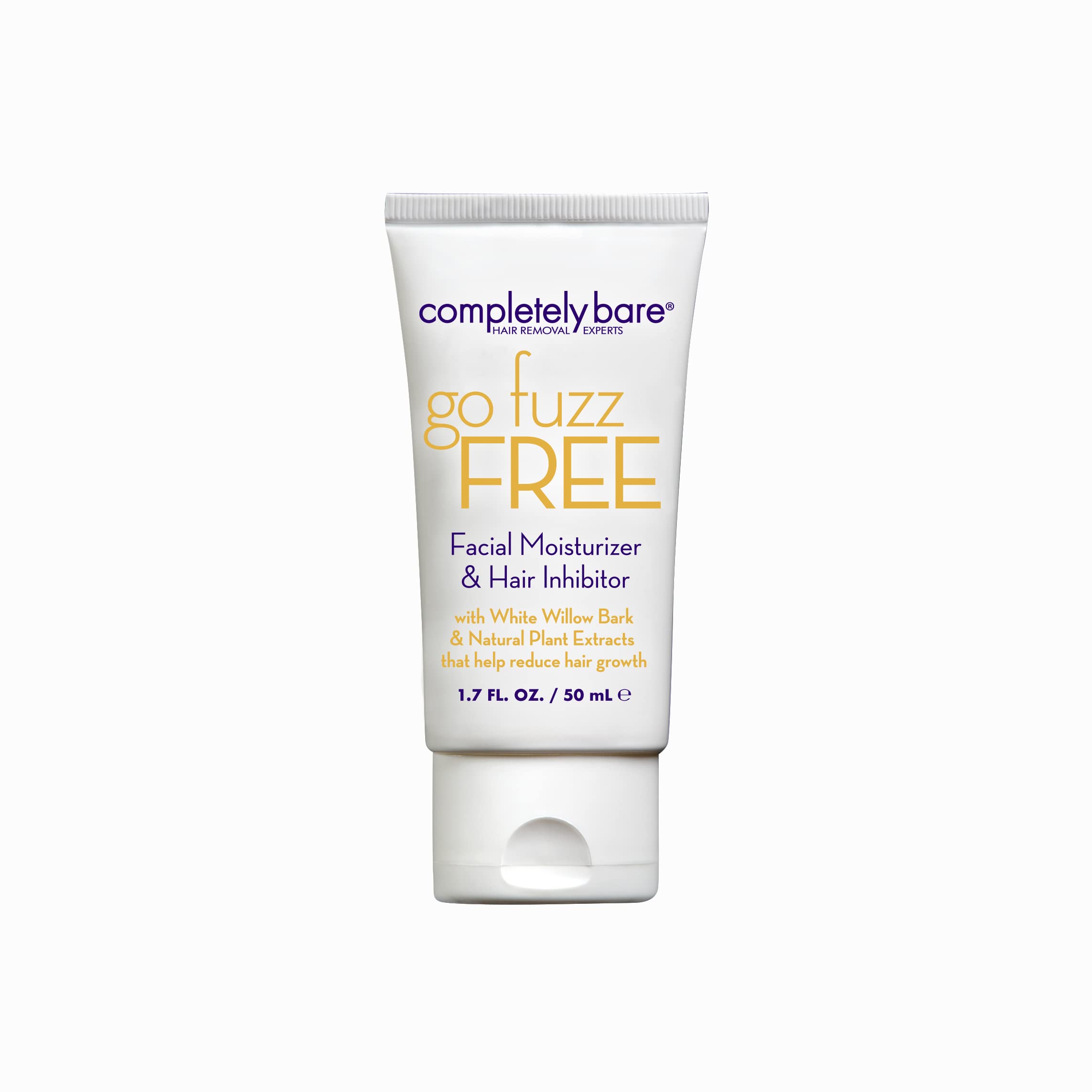 Completely Bare go fuzz FREE Face Moisturizer & Hair Inhibitor - Anti-Aging & Hair Minimizers