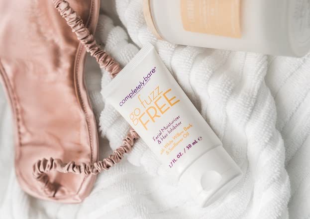 Completely Bare go fuzz FREE Face Moisturizer & Hair Inhibitor - Anti-Aging & Hair Minimizers