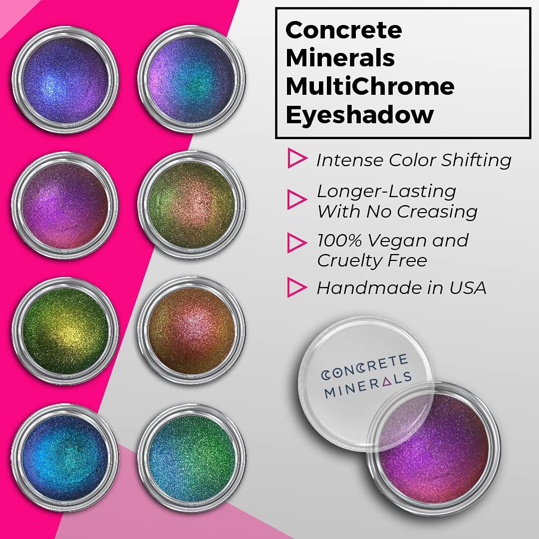 Concrete Minerals MultiChrome Eyeshadow Cosmic — Color Shifting, Long-Lasting, 100% Vegan, Handmade in USA