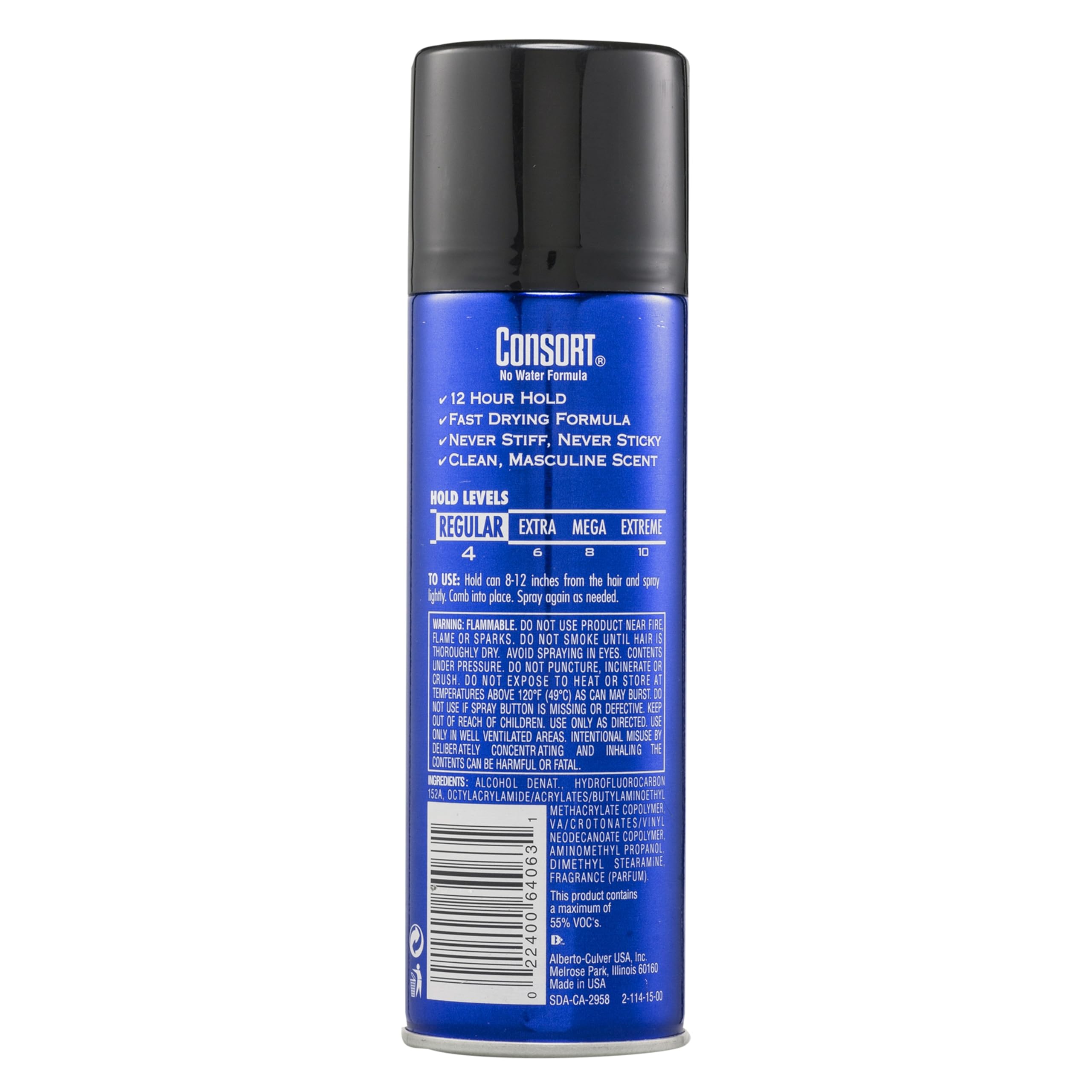 Consort For Men Hair Spray Regular Hold – 8.3 oz (Pack of 12)