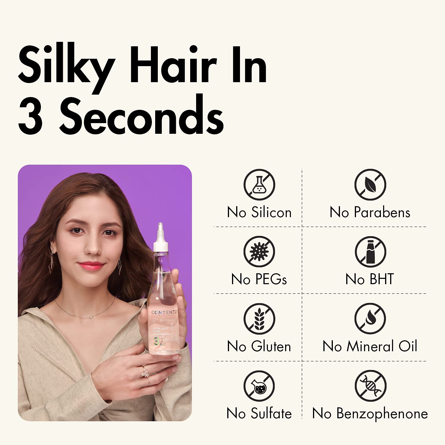 Contently AFTER ALL! Sleek Conditioner – 10.14 fl oz