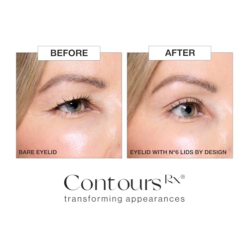Contours Rx Lids by Design – Assorted Instant Eyelid Lift Strips N°4–N°7 (80 Count) | Non-Surgical, Transparent Eyelid Tape