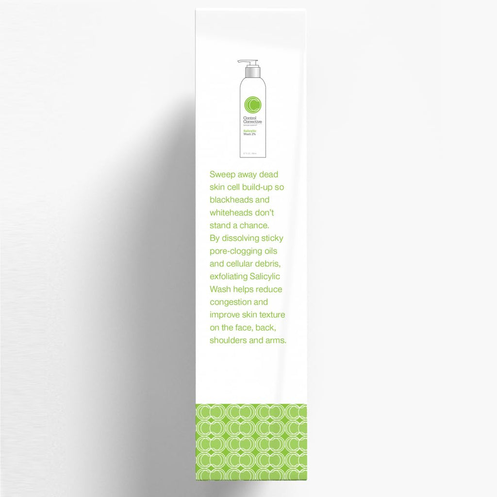 CONTROL CORRECTIVE Salicylic Wash 2% - 6.7 oz | Gentle Gel Cleanser for Oily, Acne-Prone Skin