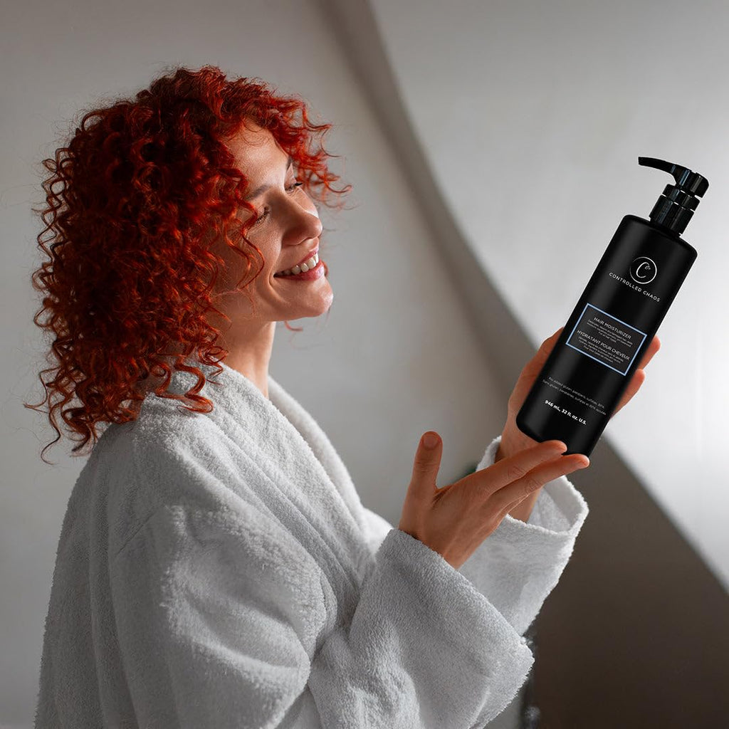 Controlled Chaos Hair Moisturizer for Curly Hair – Paraben & Sulfate Free Leave-In Conditioner (32 oz)