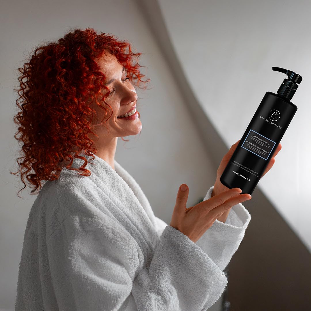 Controlled Chaos Hair Moisturizer for Curly Hair – Paraben & Sulfate Free Leave-In Conditioner (32 oz)