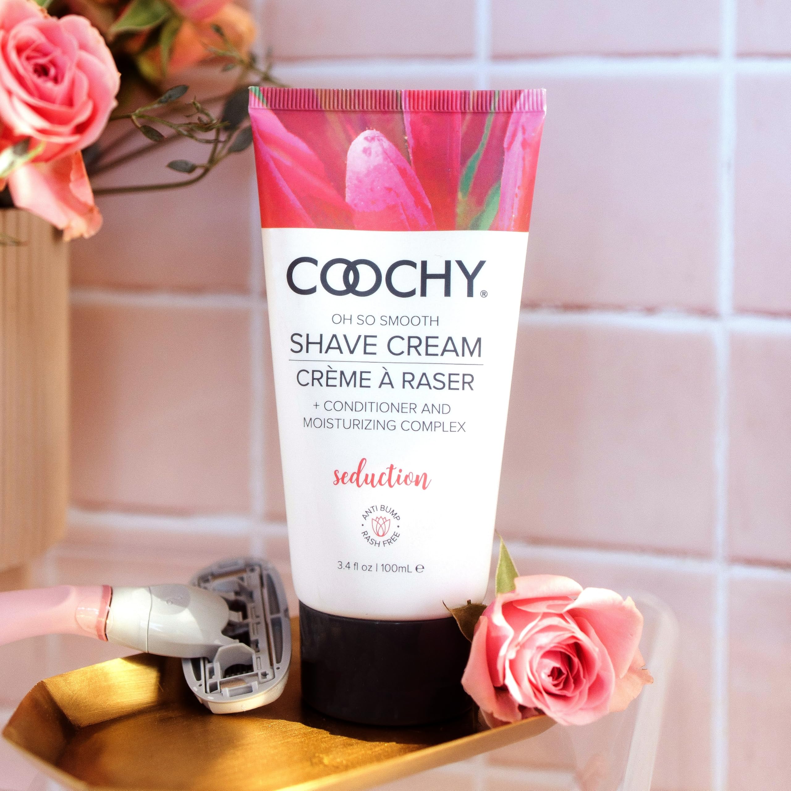 Coochy Shave Cream – Moisturizing Shaving Lotion for Bikini, Underarms & Legs | 12.5 oz