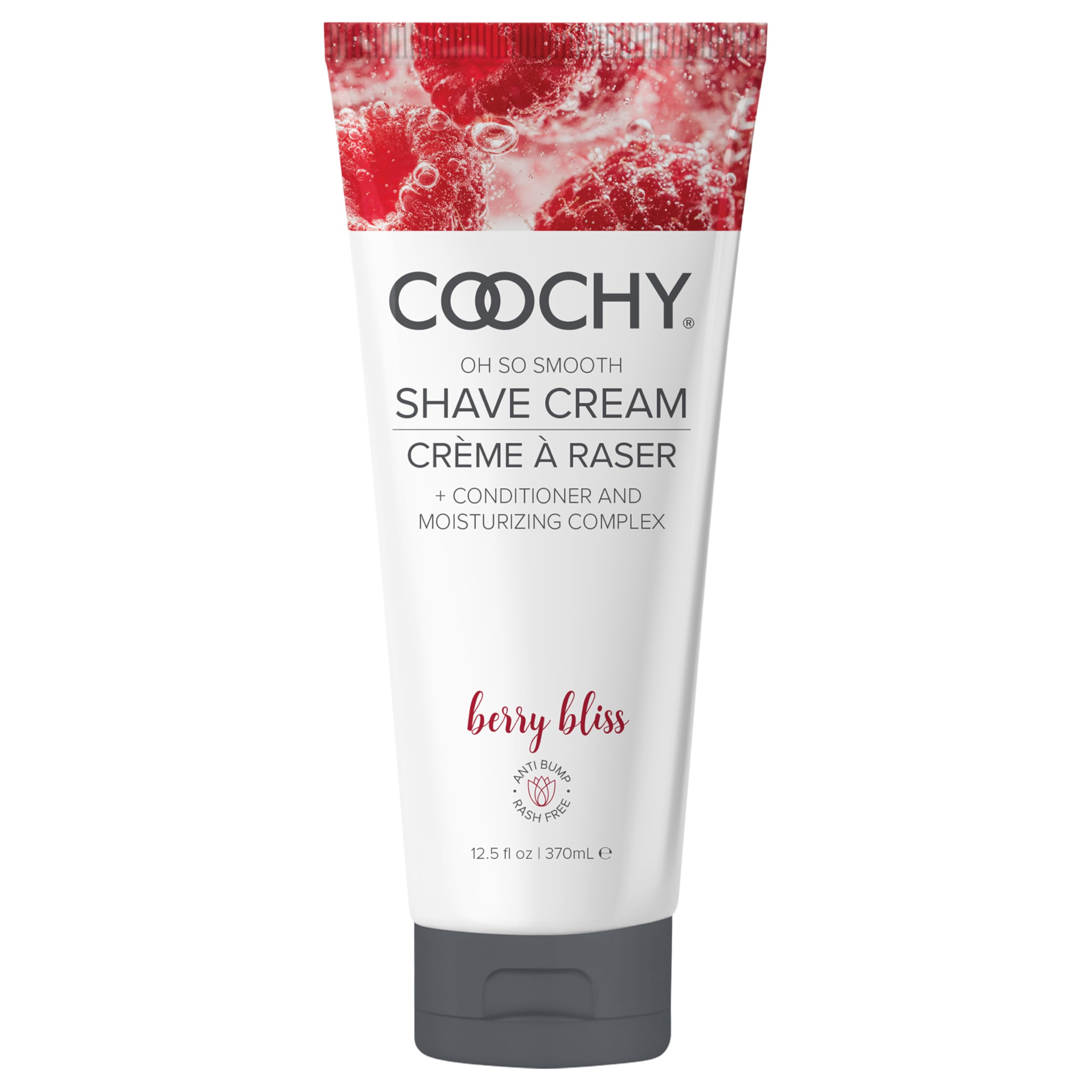 Coochy Shave Cream Berry Bliss - Rash-Free Hydrating Shaving Lotion (12.5 oz)