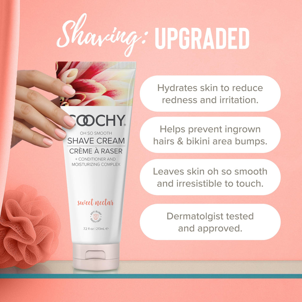 Coochy Shave Cream – Gentle Hydrating Shaving Lotion for Bikini & More