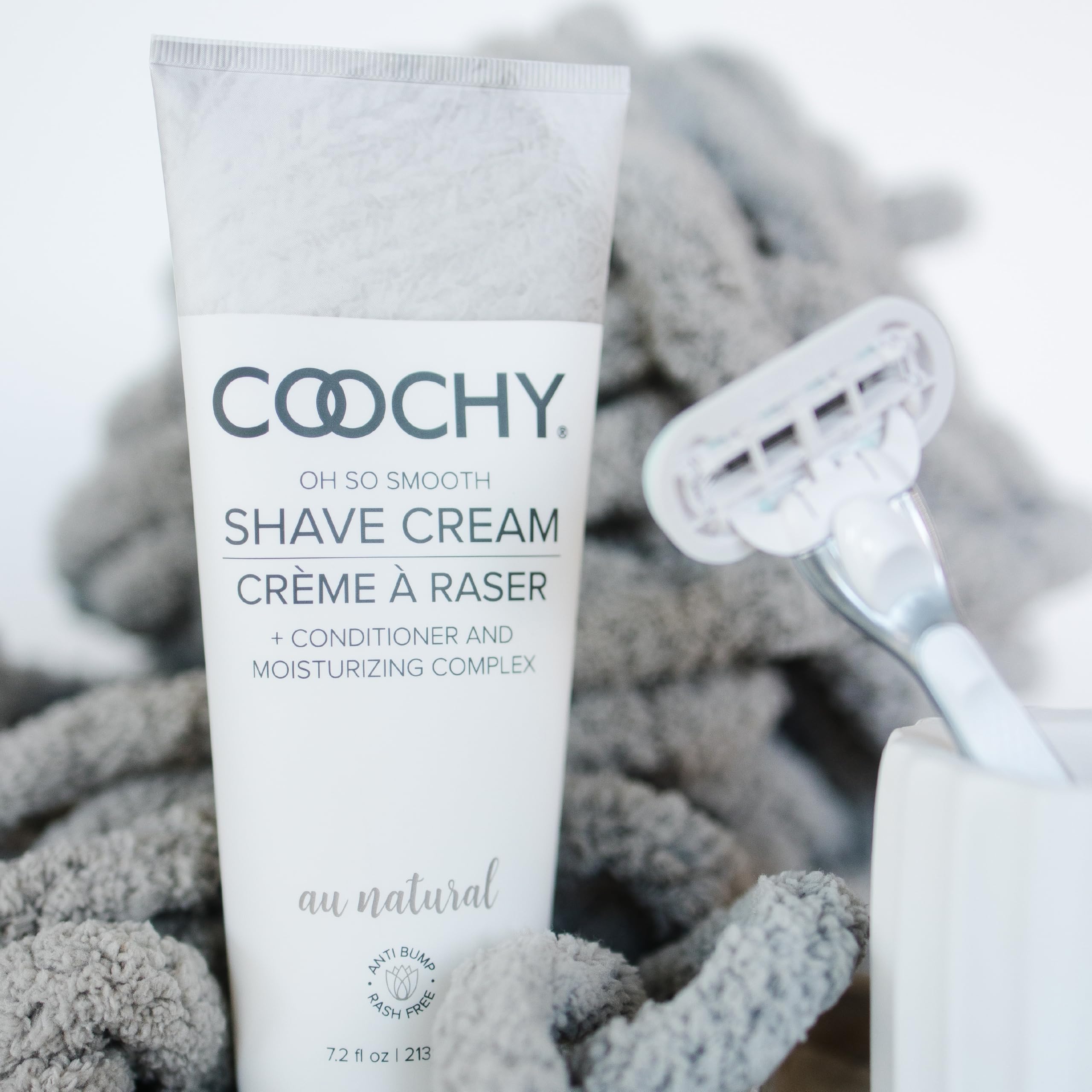 Coochy Shave Cream - Moisturizing Shave Lotion for Bikini, Underarms, Legs | Hydrating, Rash-Free Formula - 32 oz