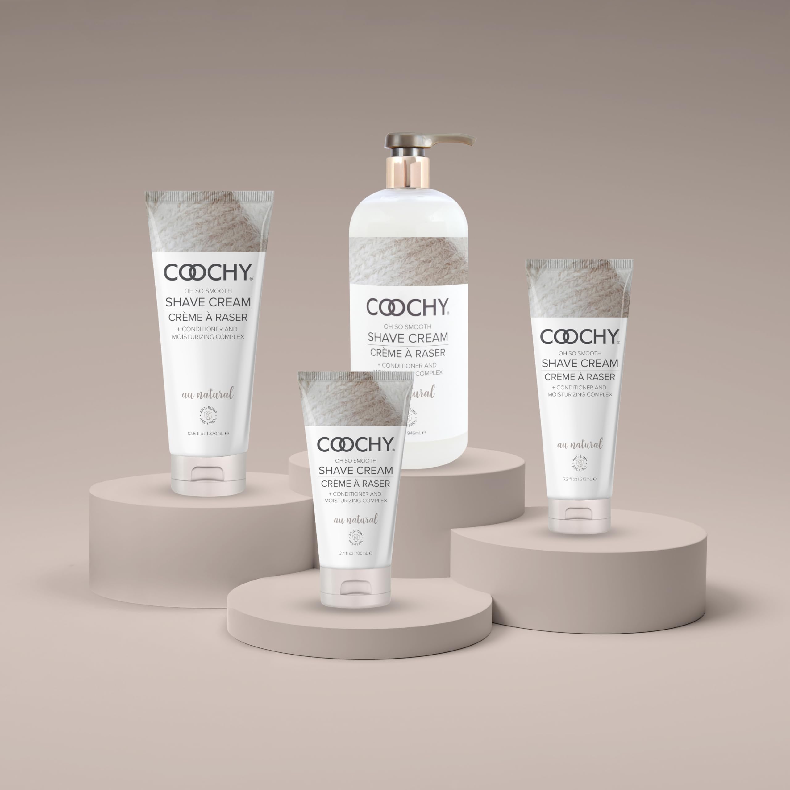 Coochy Shave Cream - Moisturizing Shave Lotion for Bikini, Underarms, Legs | Hydrating, Rash-Free Formula - 32 oz