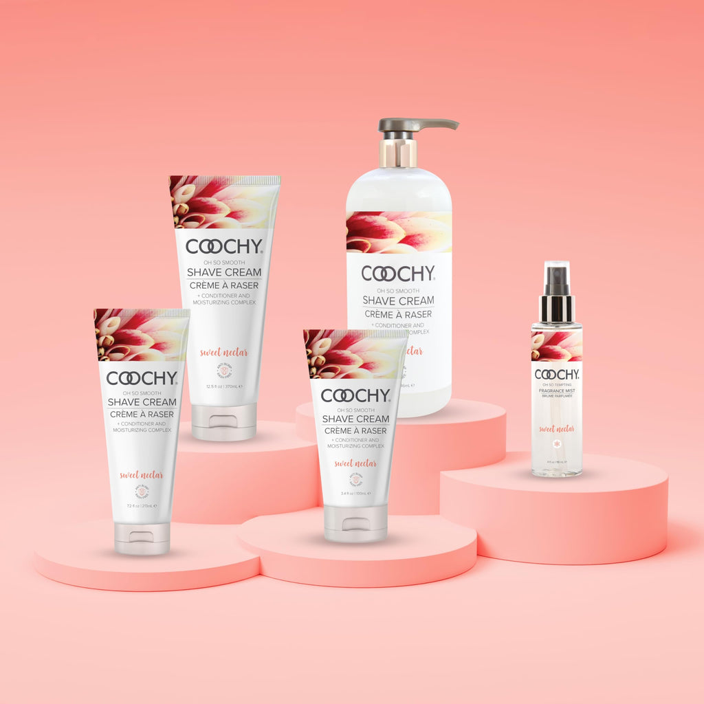 Coochy Shave Cream - Moisturizing Shave Lotion for Sensitive Areas | Hydrating & Gentle 7.2 oz