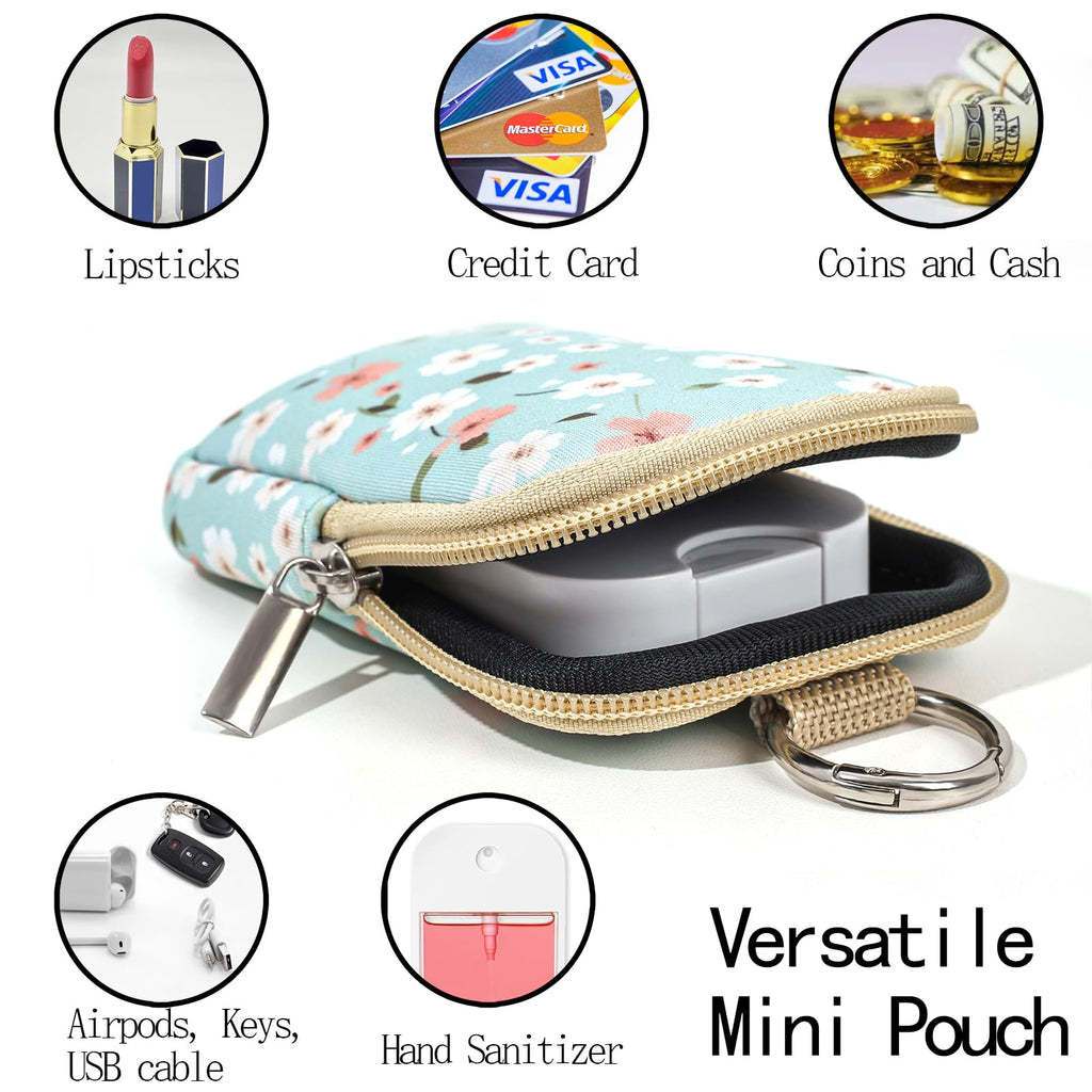 COOKOOKY 2 Pack Hand Sanitizer Case — Travel-Ready Mini Pouches for Touchland Bottles