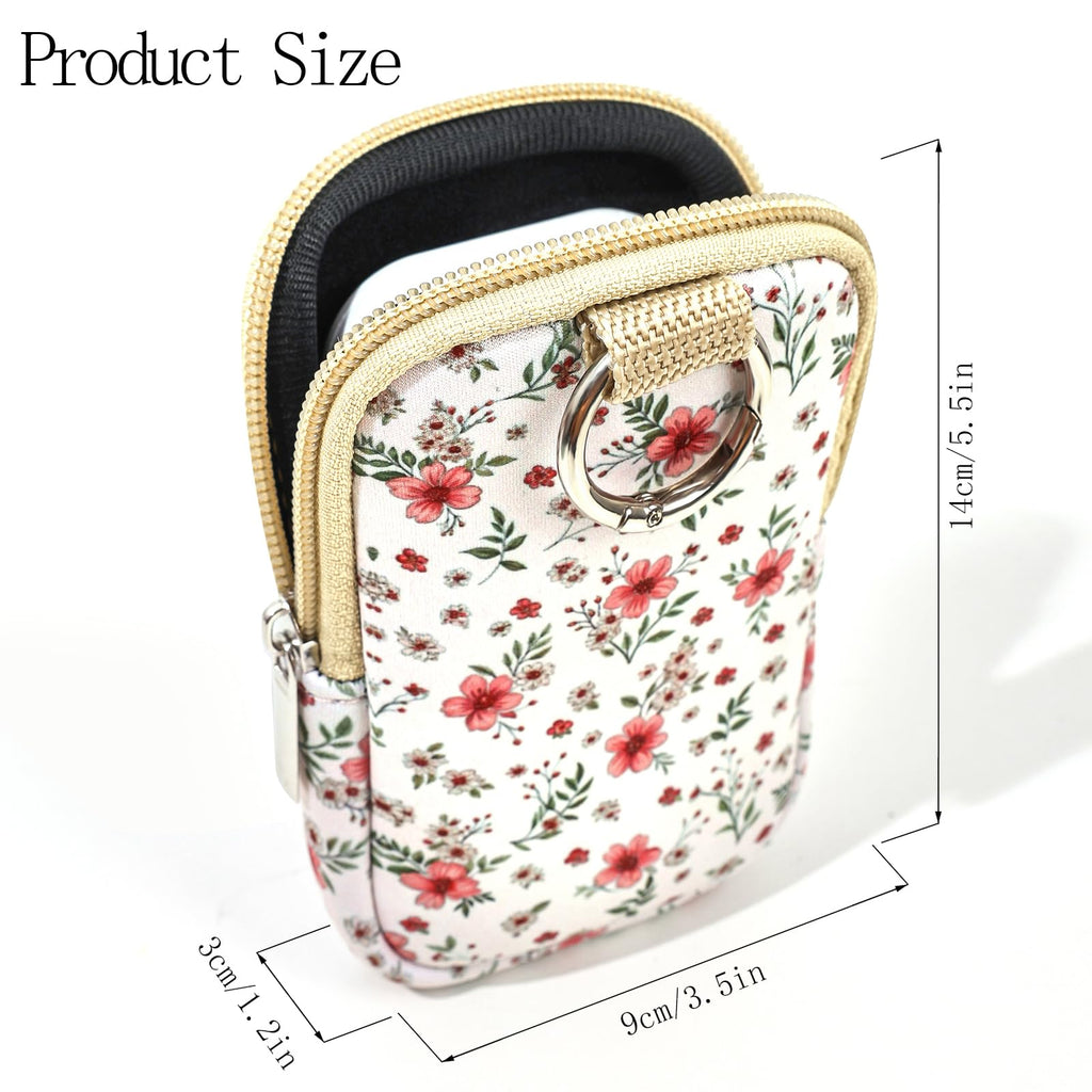 COOKOOKY 2 Pack Hand Sanitizer Case — Travel-Ready Mini Pouches for Touchland Bottles