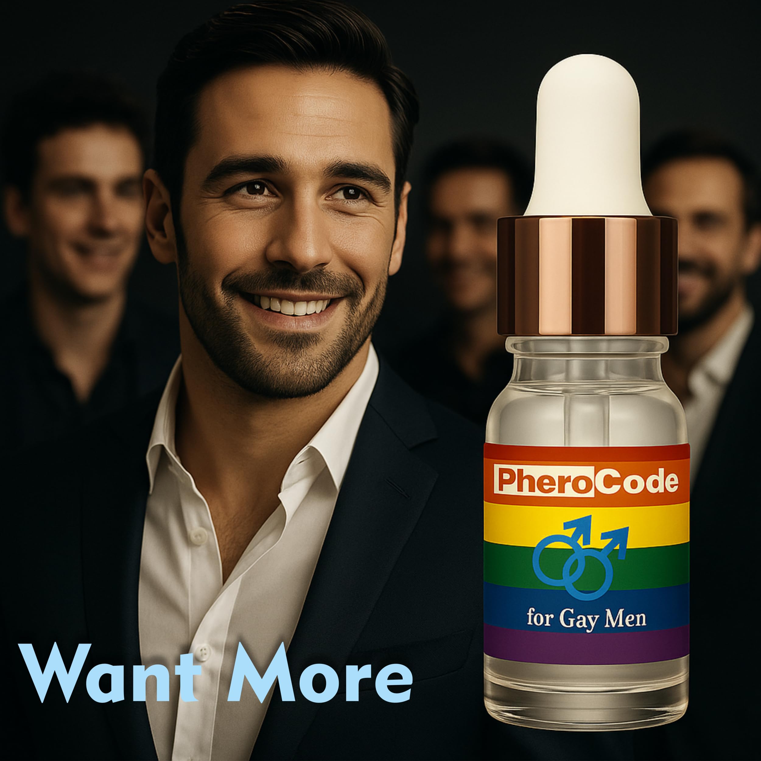 CopulinAndrone PheroCode Extra Strong Pheromone Cologne for Gay Men – Up to 48 Hours, Natural Formula