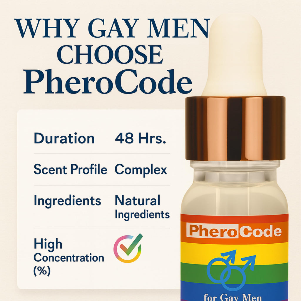 CopulinAndrone PheroCode Extra Strong Pheromone Cologne for Gay Men – Up to 48 Hours, Natural Formula