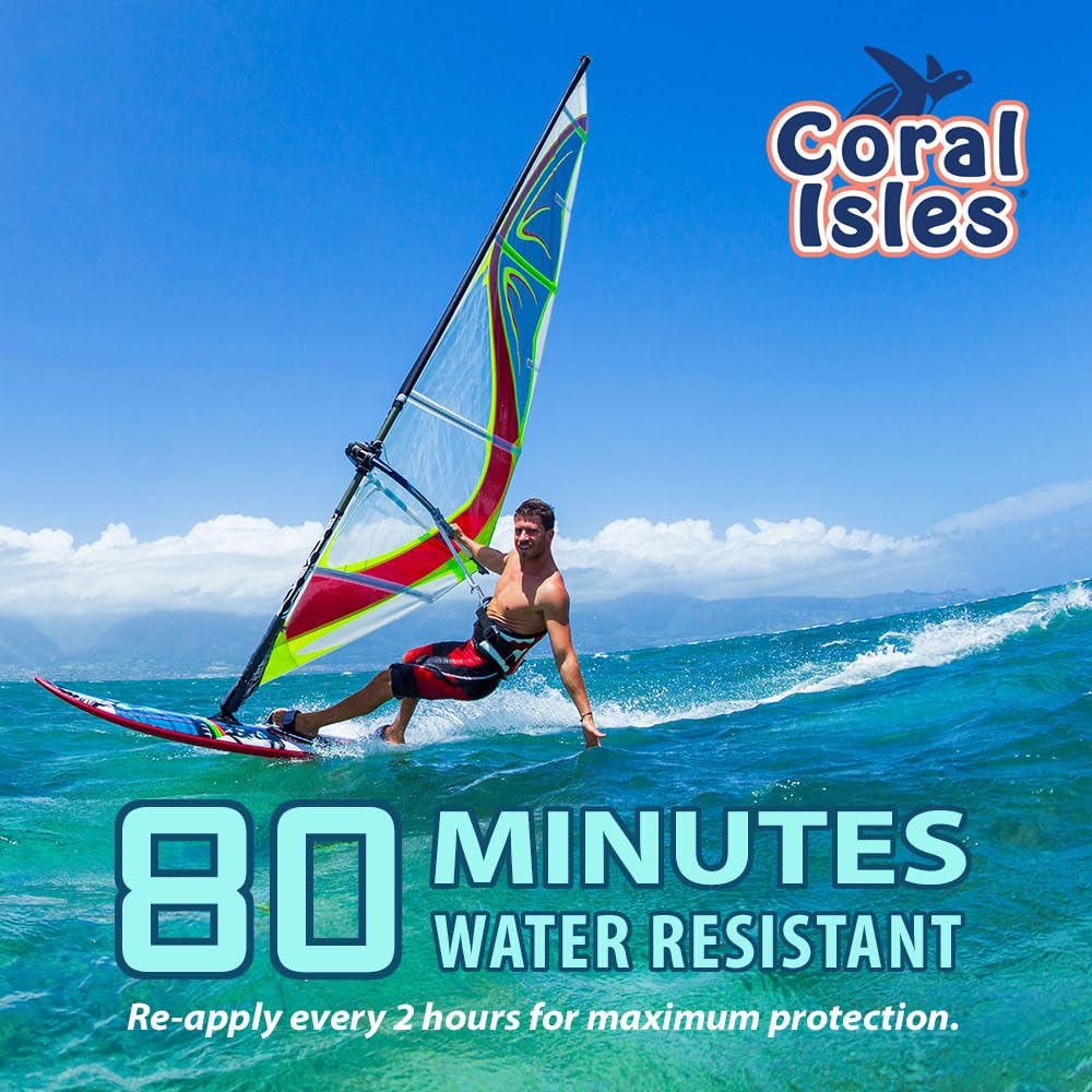 Coral Isles by Rocky Mountain Sunscreen SPF 30 Lotion | Reef-Safe, Hawaii Act Compliant, 128 fl oz