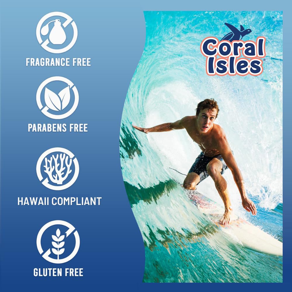 Coral Isles by Rocky Mountain Sunscreen SPF 30 Lotion | Reef-Safe, Hawaii Act Compliant, 128 fl oz