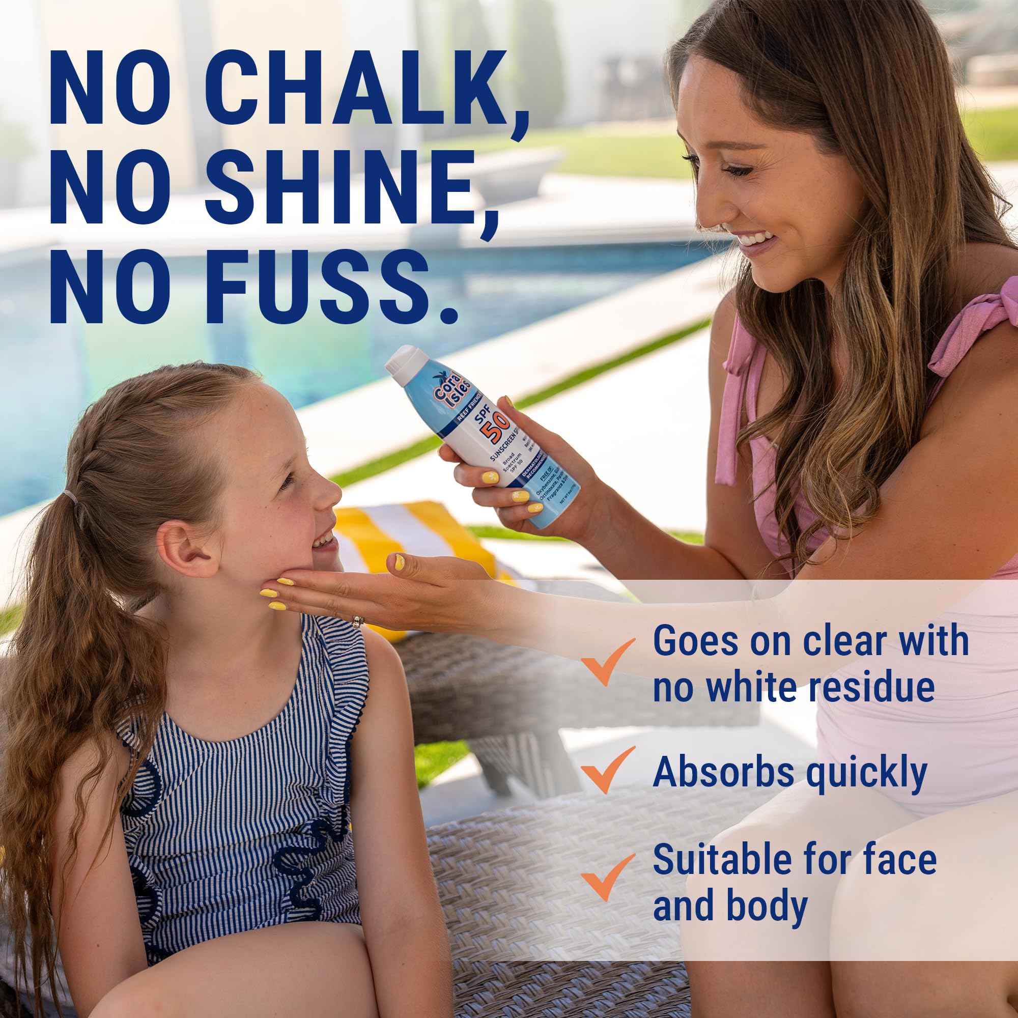 Coral Isles Sunscreen Spray SPF 30 - Hawaii Compliant, Reef-Safe, Broad Spectrum, Water-Resistant, 6 Fl Oz (Pack of 3)