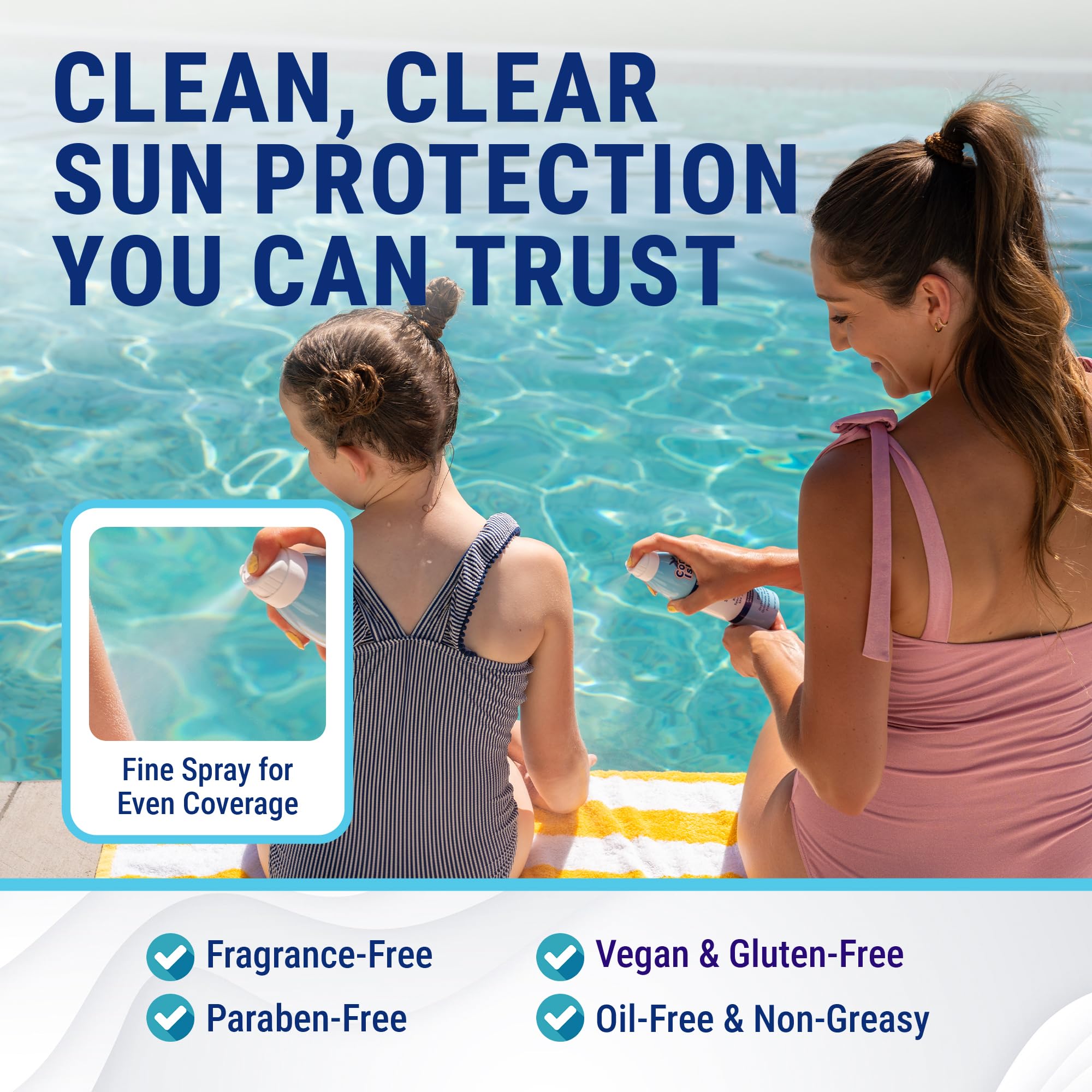 Coral Isles Sunscreen Spray SPF 30 - Hawaii Compliant, Reef-Safe, Broad Spectrum, Water-Resistant, 6 Fl Oz (Pack of 3)